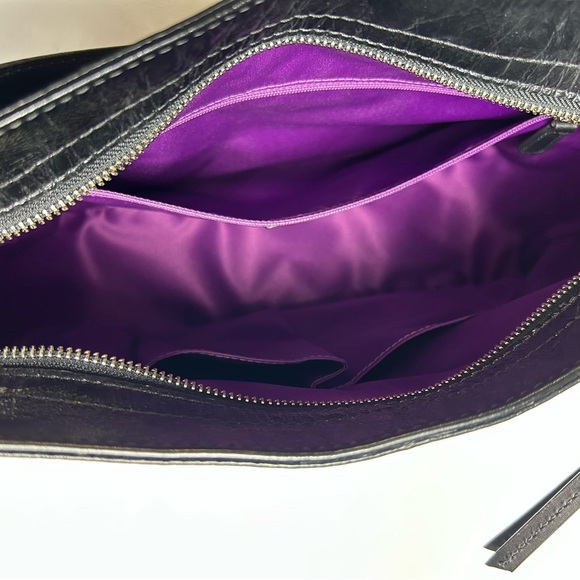 Vintage Coach Zoe Black Leather Shoulder Bag Purse | Model: F1082-F15478 - Picture 10 of 16